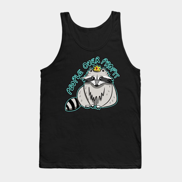 PEOPLE OVER PROFIT Tank Top by roxiqt